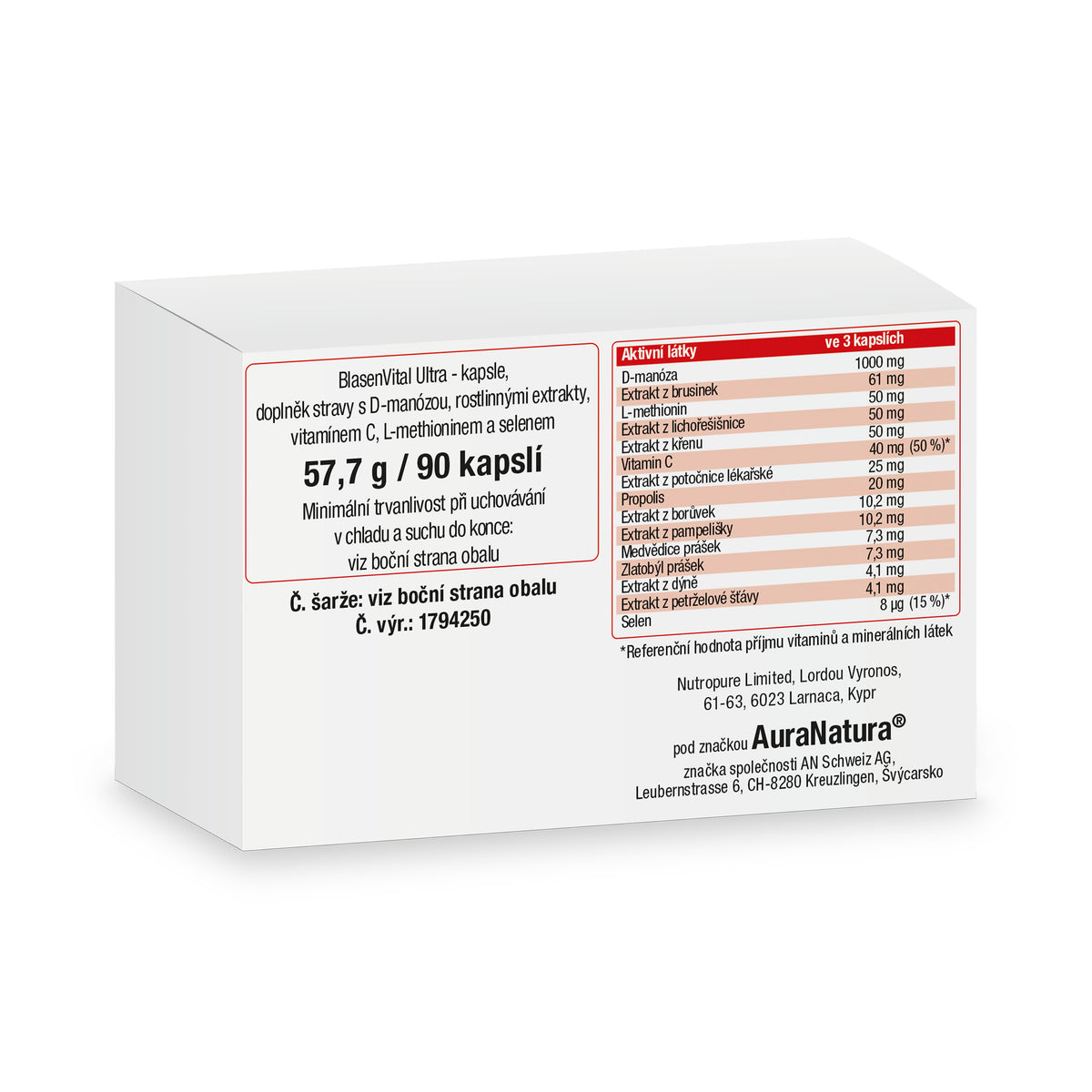 Obrázek produktu z Blasen Vital Ultra