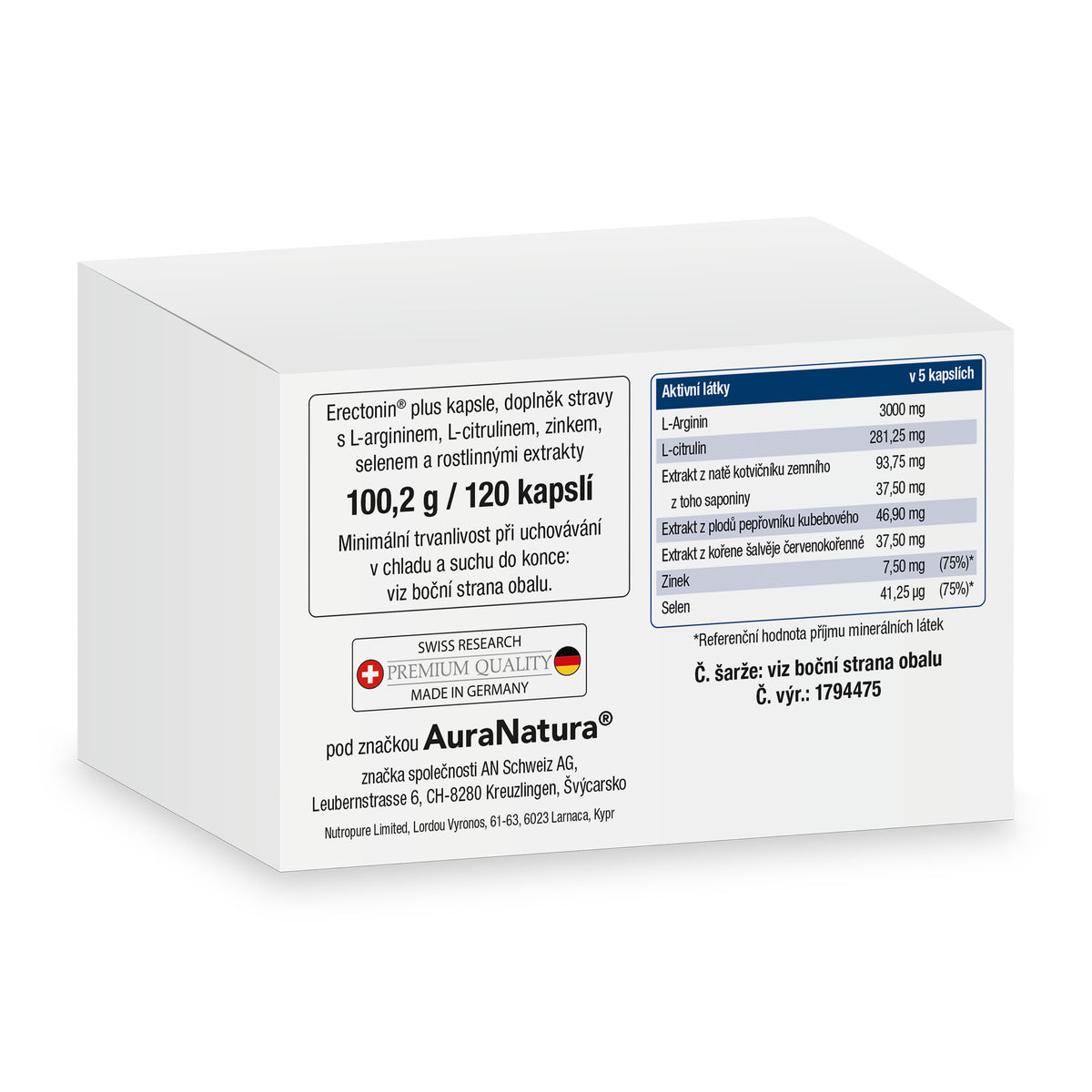 Obrázek produktu z Erectonin® plus